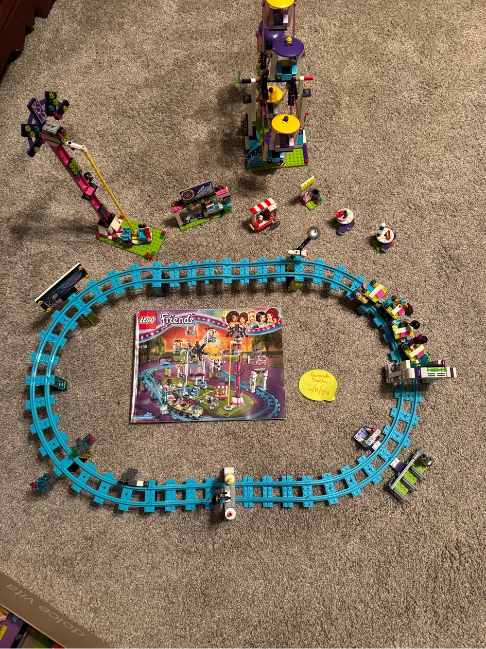Lego friends set #41130 Amusement Park Roller Coaster Friends